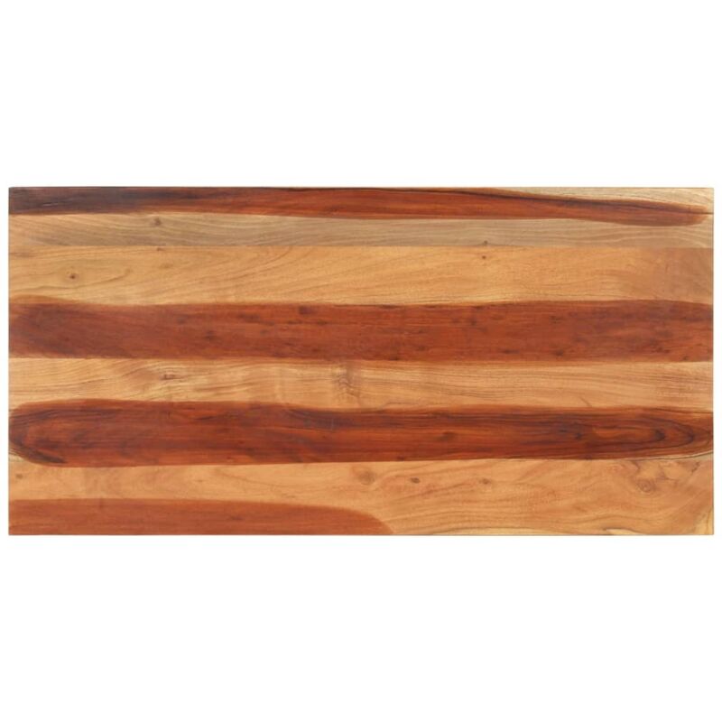 

vidaXL Tablero para mesa 120x60x(2,5-2,7) cm madera maciza sheesham - Marrón