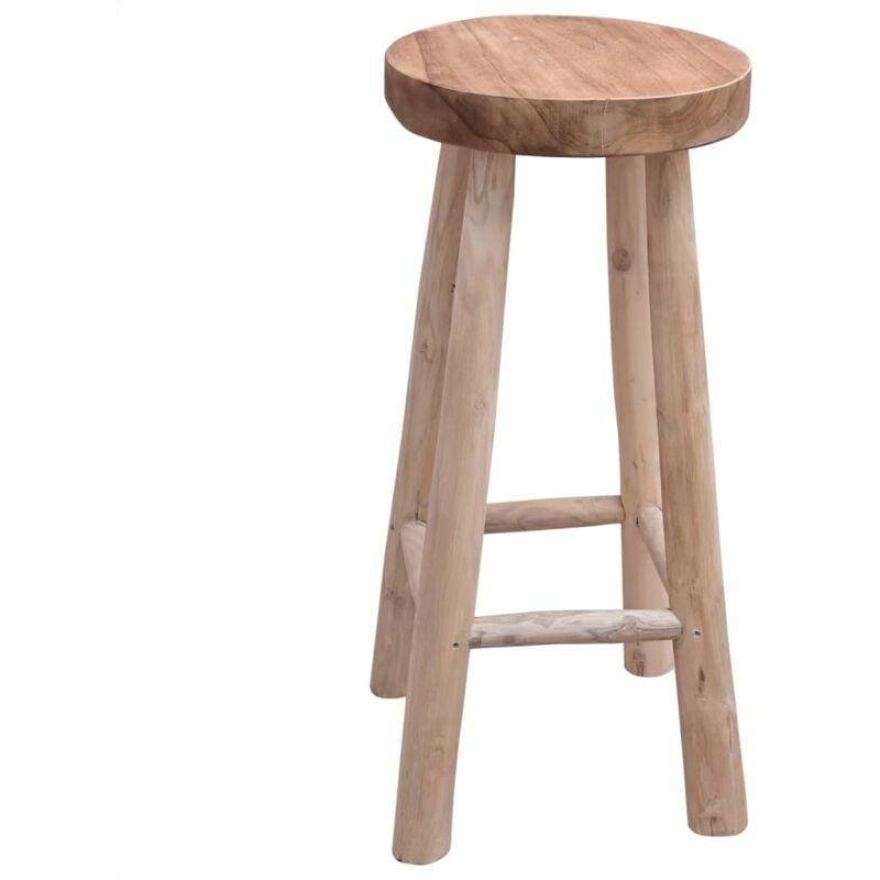 Vidaxl - Tabouret de bar Bois de teck massif