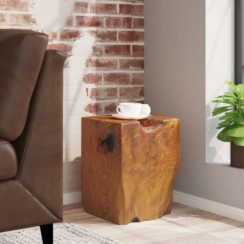 Sgabello In Legno Massello Di Teak - Vidaxl