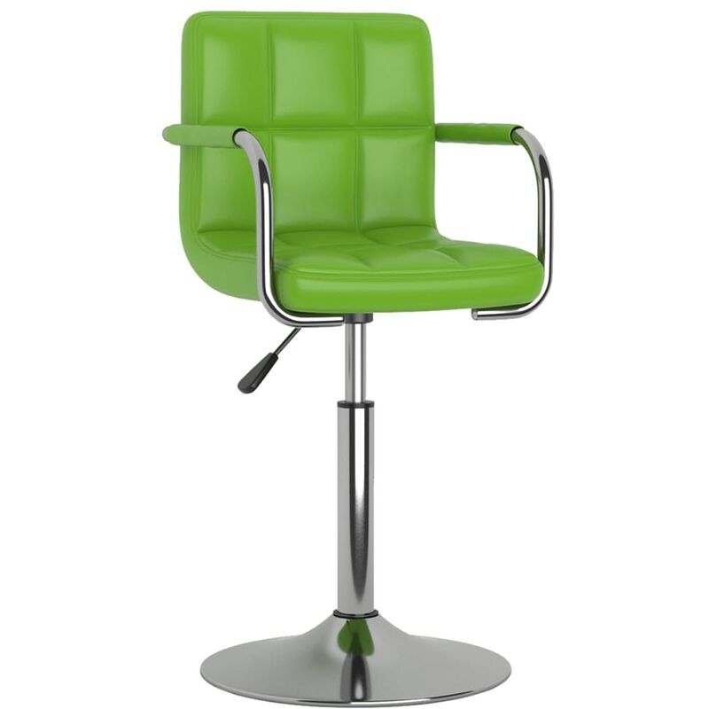 

vidaXL Taburete de cocina de cuero sintético verde - Verde