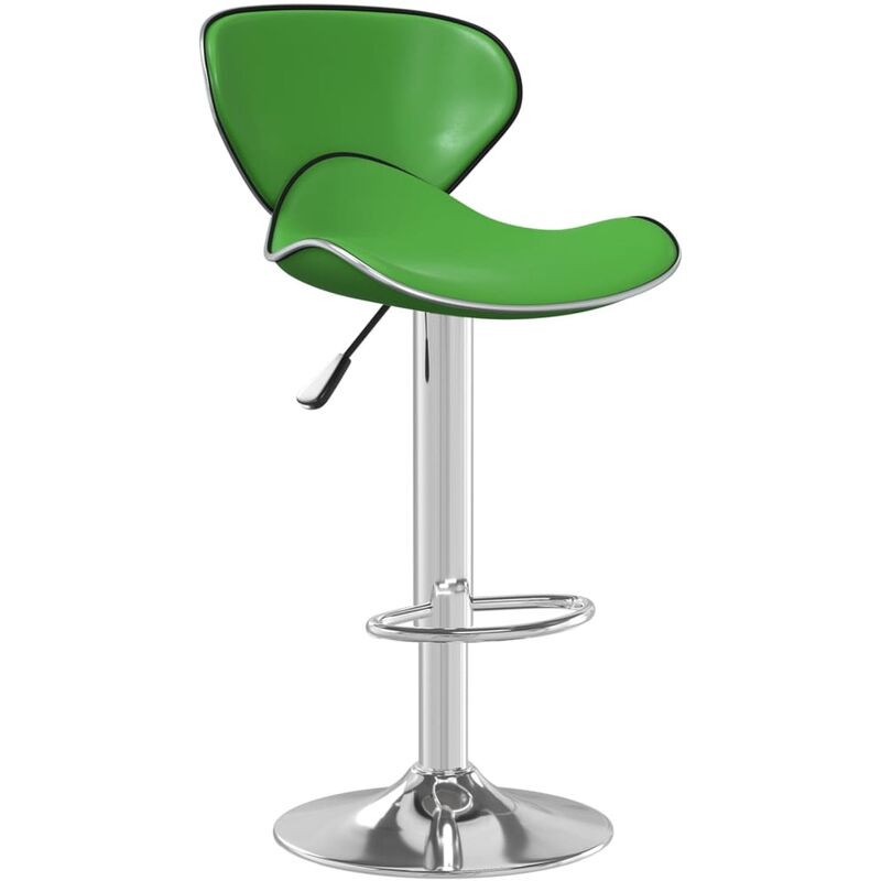 

vidaXL Taburete de cocina cuero sintético verde - Verde