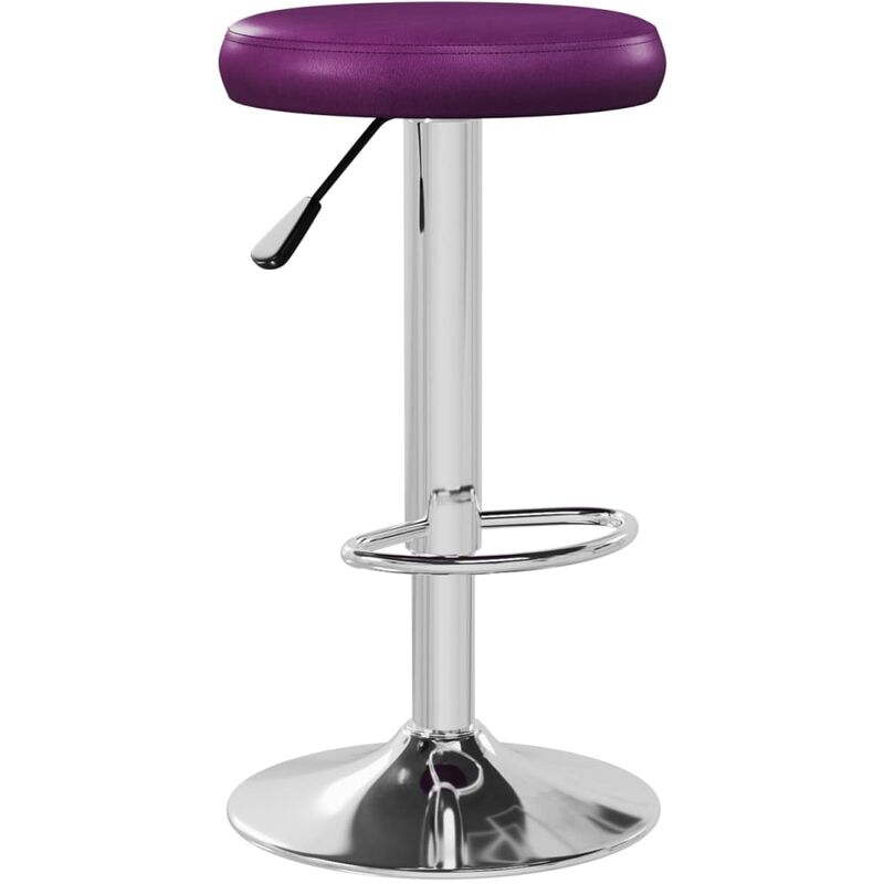

Vidaxl - Taburetes de cocina de cuero sintético morado - Púrpura