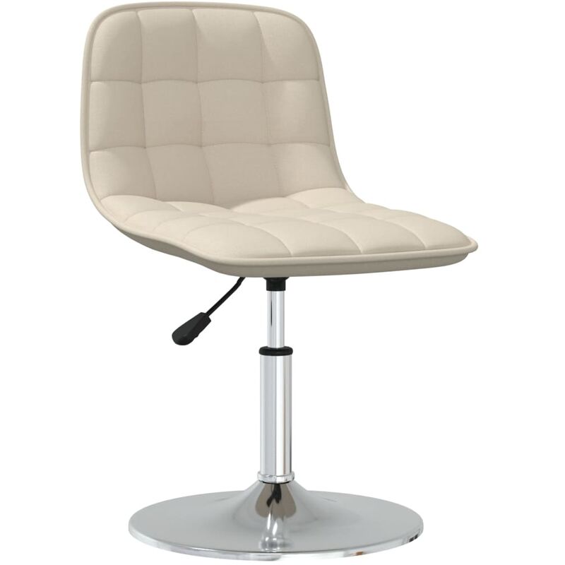 

Taburete de cocina de tela color crema - Crema - Vidaxl