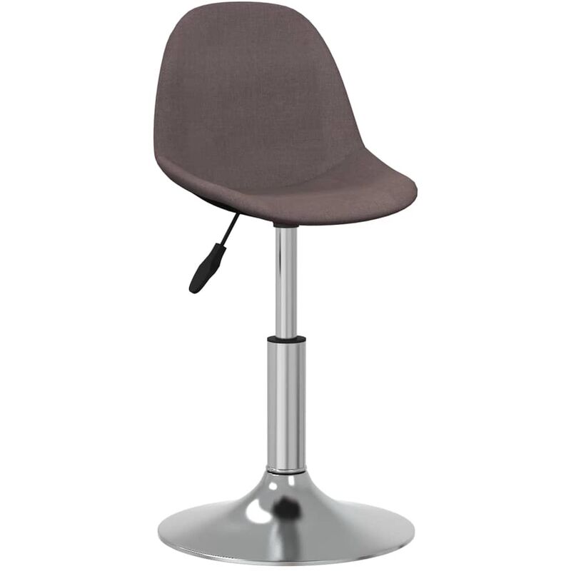 

vidaXL Taburete de cocina de tela gris taupé - Gris Topo