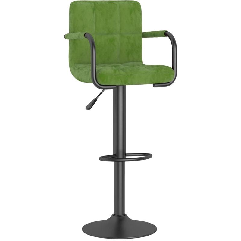 

Vidaxl - Taburete de cocina de terciopelo verde claro - Verde