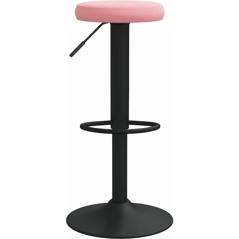 

vidaXL Taburetes de cocina de terciopelo rosa - Rosa