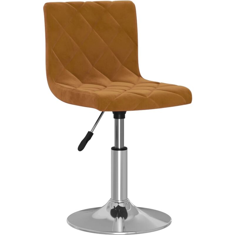 

Vidaxl - Taburete de cocina de terciopelo marrón - Marrón