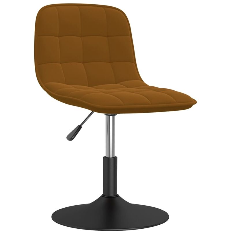 

Taburete de cocina de terciopelo marrón - Marrón - Vidaxl