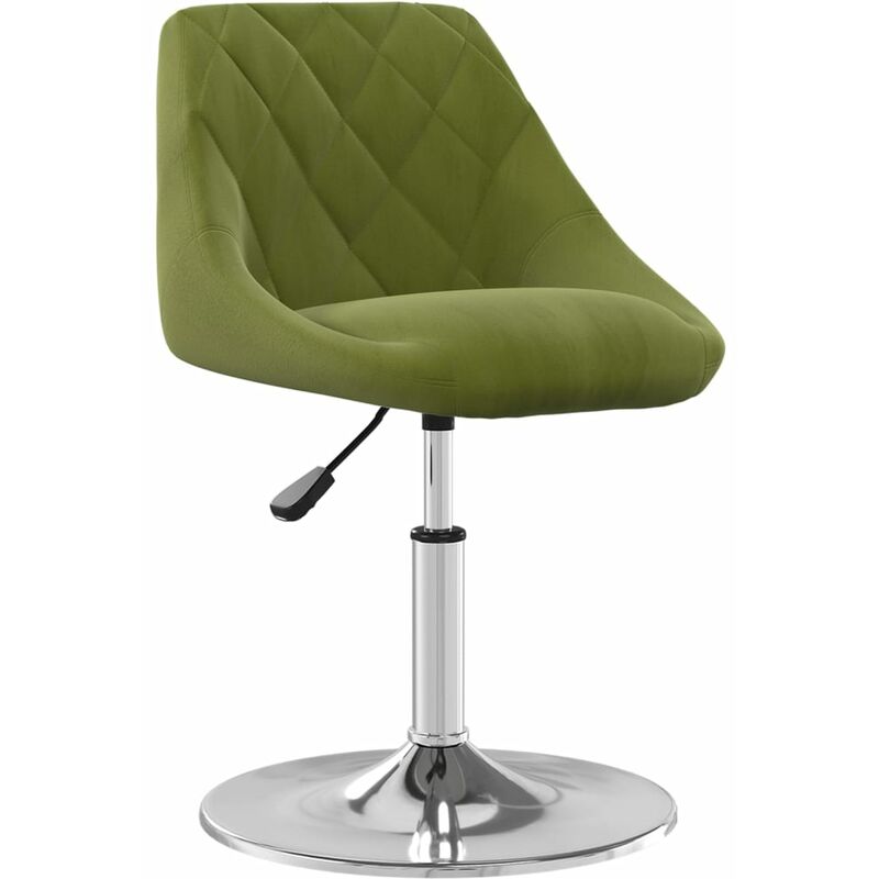 

vidaXL Taburete de cocina de terciopelo verde claro - Verde