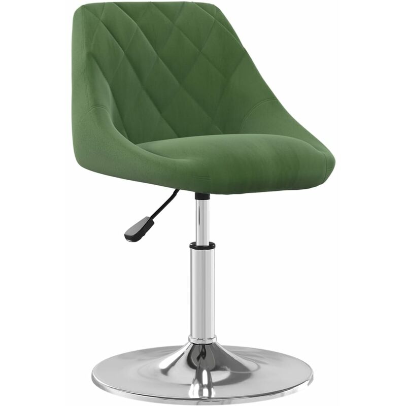 

vidaXL Taburete de cocina de terciopelo verde oscuro - Verde