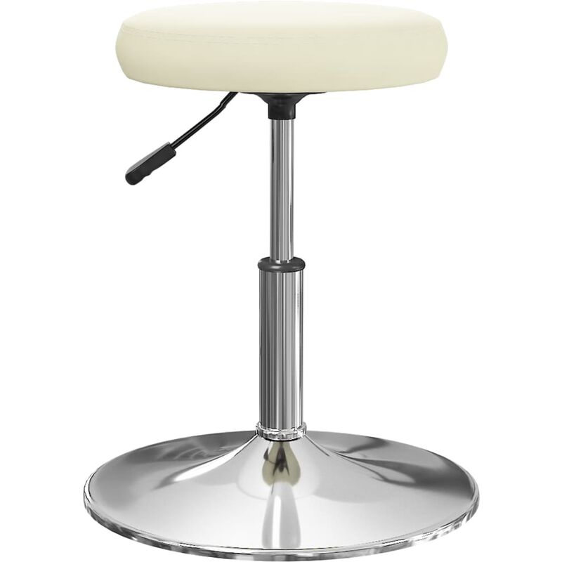 

Taburete de masaje cuero sintético color crema - Crema - Vidaxl