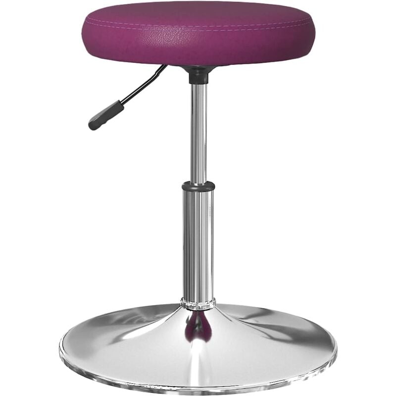 

Taburete de masaje cuero sintético morado - Púrpura - Vidaxl