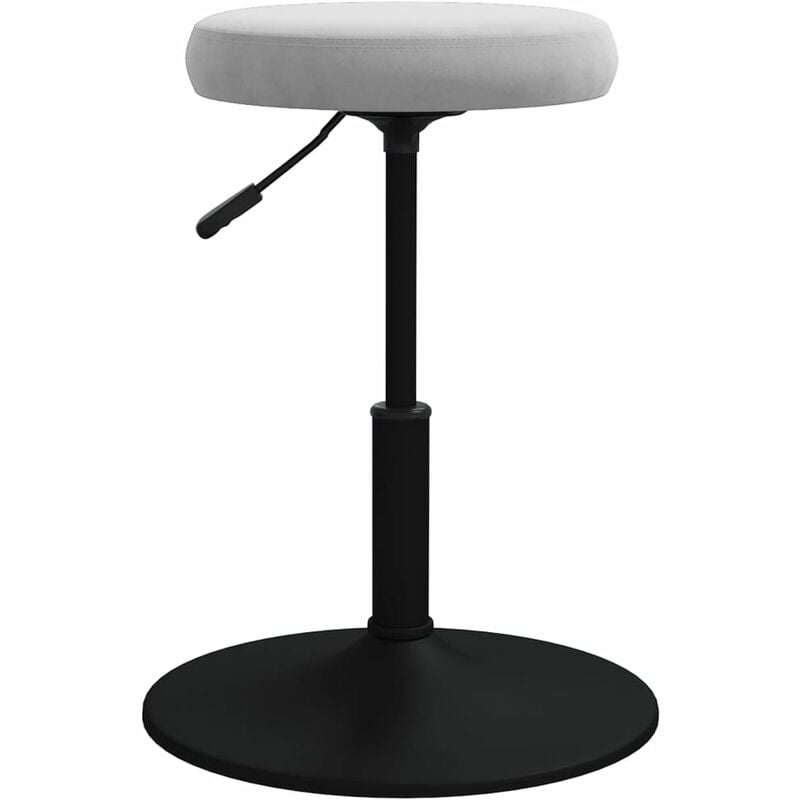 

Taburete de masaje terciopelo gris claro - Gris - Vidaxl