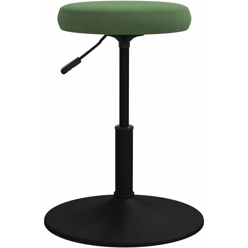 

vidaXL Taburete de masaje terciopelo verde oscuro - Verde