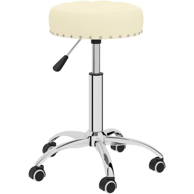

vidaXL Taburete de masajes tela crema - Crema