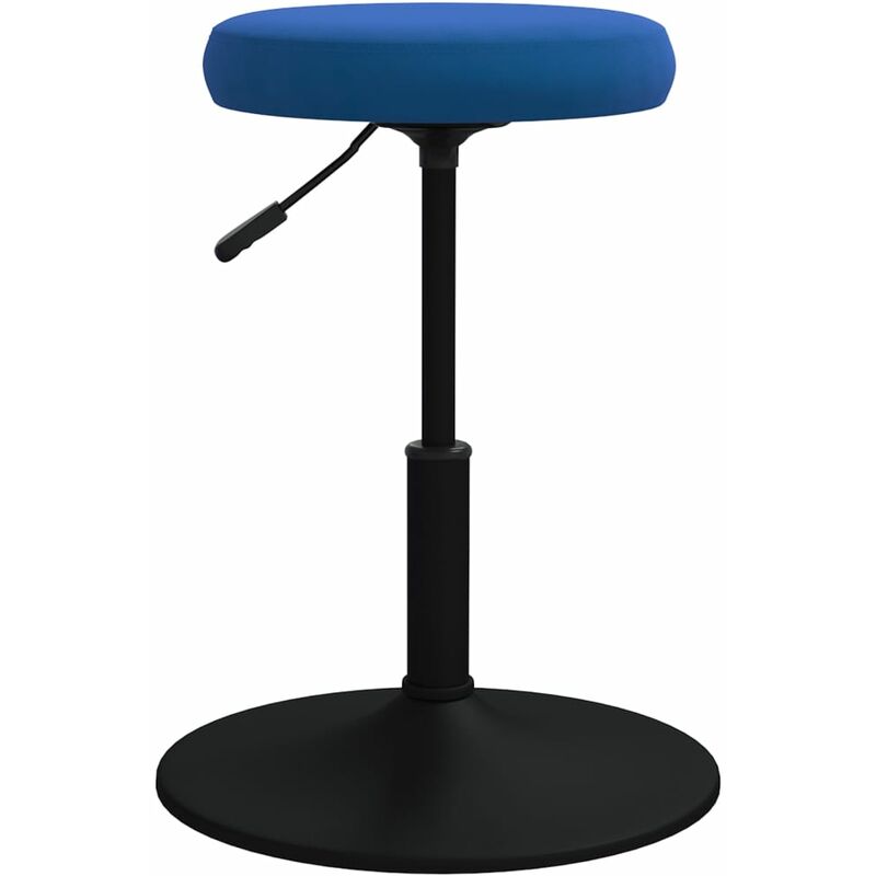 

vidaXL Taburete de masajes terciopelo azul - Azul