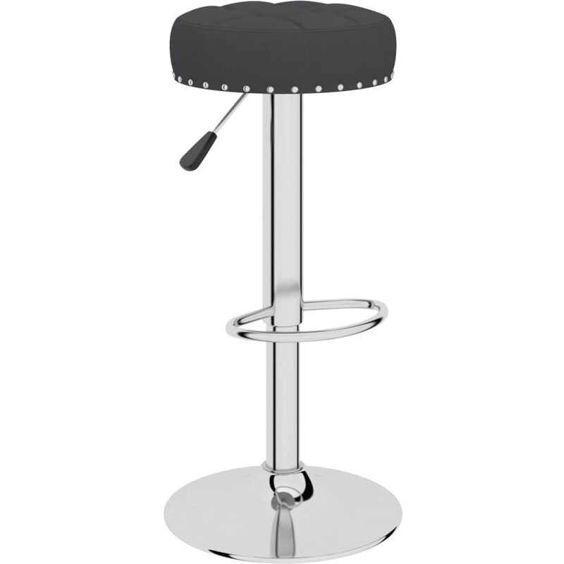 

Vidaxl - Taburete de cocina de tela negro - Negro