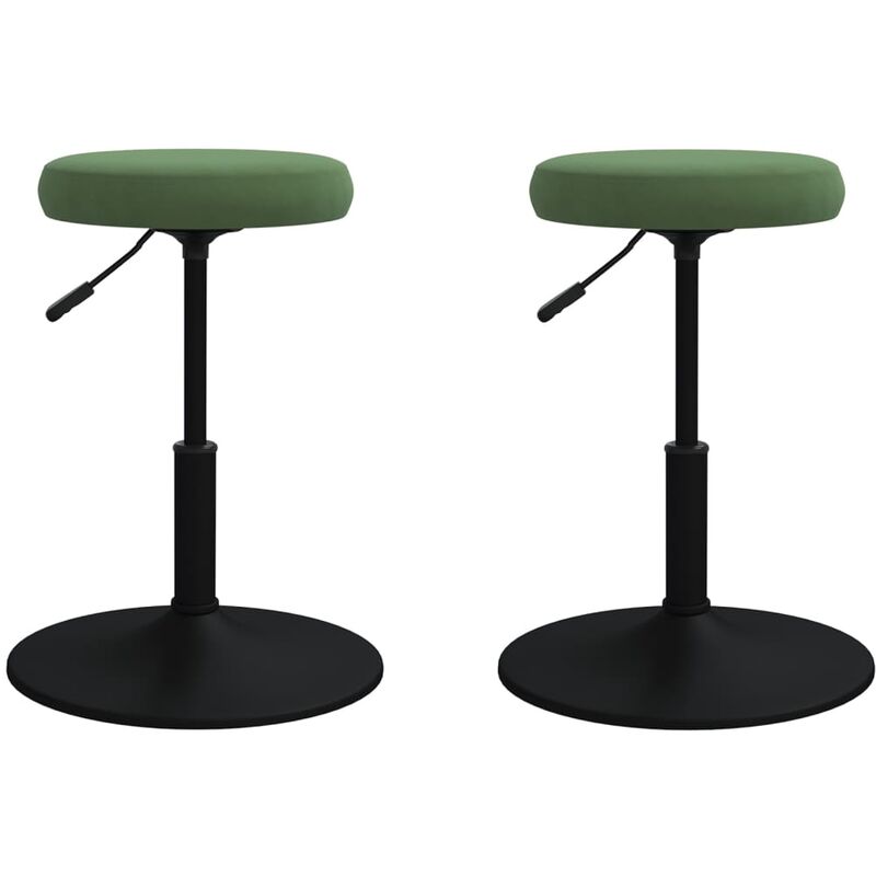 

Vidaxl - Sillas de comedor 2 unidades terciopelo verde oscuro - Verde