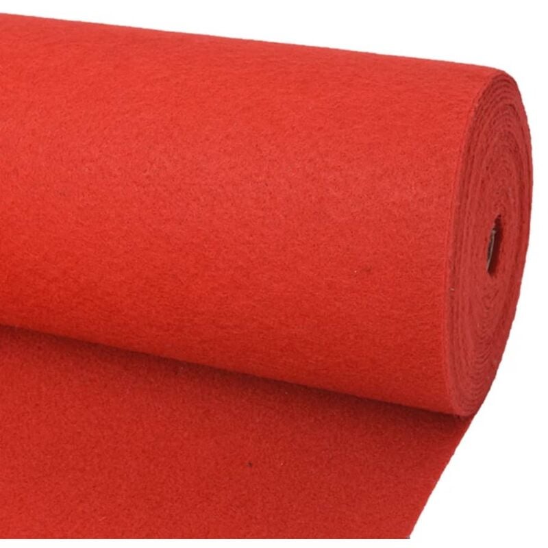 Vidaxl - Tapis pour exposition 1 x 24 m rouge