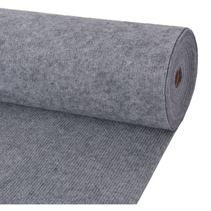 Tapis strié pour exposition 1,2x15 m Gris