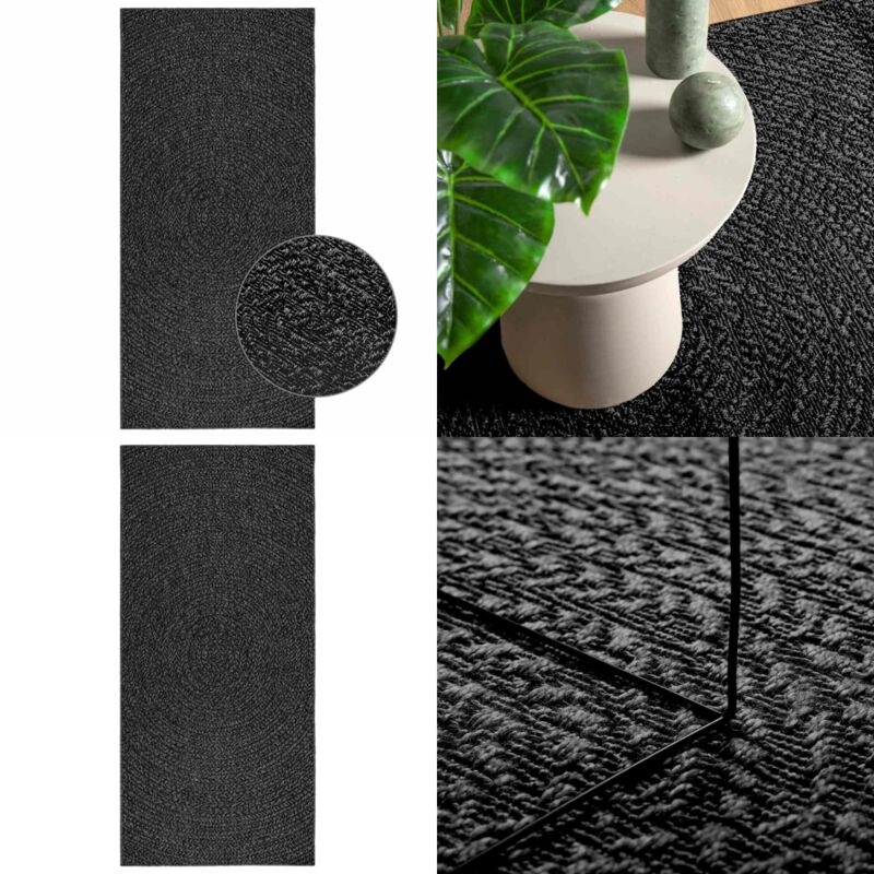 Vidaxl - Tapis zizur 100x200 cm aspect de jute intérieur extérieur