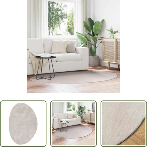 vidaXL Tappeti antiscivolo -  Tappeti per area HUARTE Sabbia 140 x 200 cm Poliestere