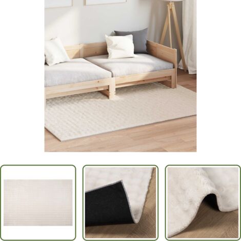 vidaXL Tappeti per ingresso -  Tappeti per area SIROLO Beige 170 x 120 cm Poliestere