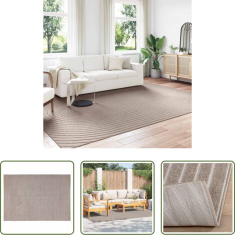 vidaXL Tappeti per soggiorno - Tappeti per area PALMERAS Beige 280 x 200 cm Poliestere