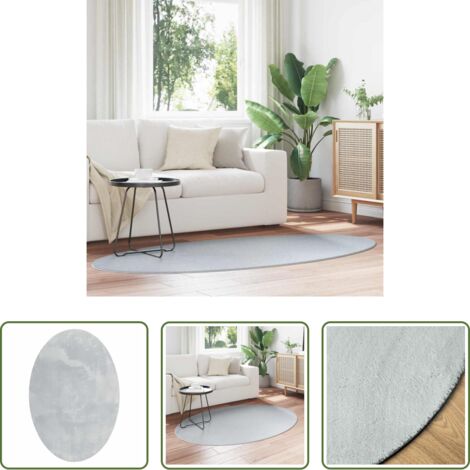 vidaXL Tappeti pieghevoli -  Tappeti per area HUARTE Grigio 120 x 170 cm 100% Poliestere