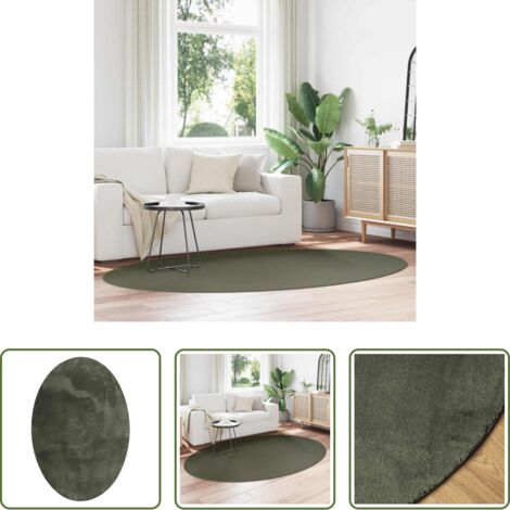 vidaXL Tappeti pieghevoli -  Tappeti per area HUARTE Verde Foresta 160 x 230 cm