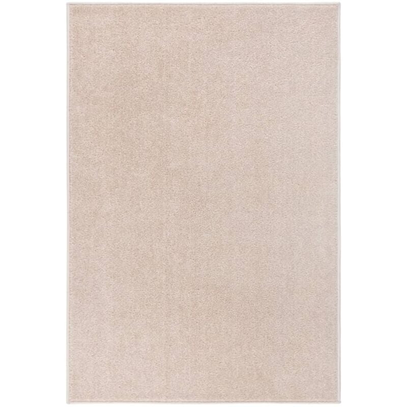 Vidaxl - Tappeto a Pelo Corto 160x230 cm Beige Scuro 188377