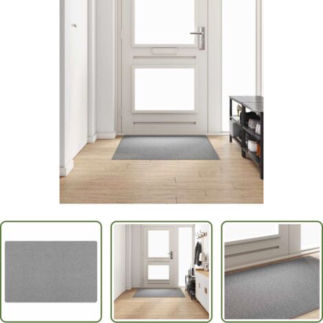 vidaXL Tappeto antiscivolo -  Runner in Moquette Grigio chiaro 100 x 150 cm