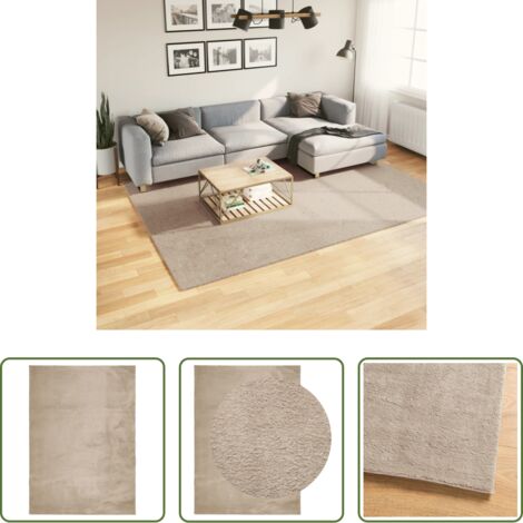 vidaXL Tappeto antiscivolo -  Tappeto a Pelo Corto HUARTE Morbido e Lavabile Sabbia 200x280cm