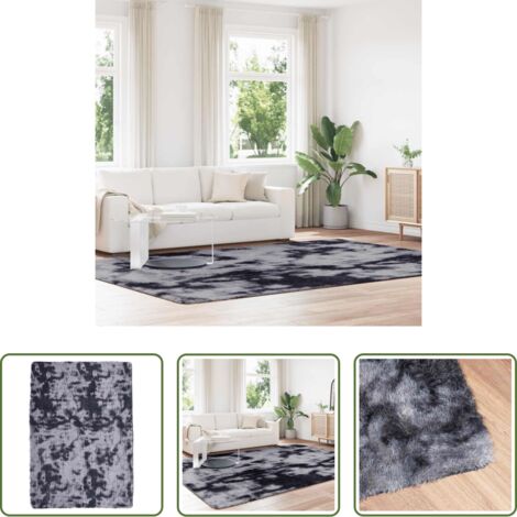 vidaXL Tappeto antiscivolo -  Tappeto Shaggy a Pelo Lungo NAVARRA Grigio Scuro 240x340 cm