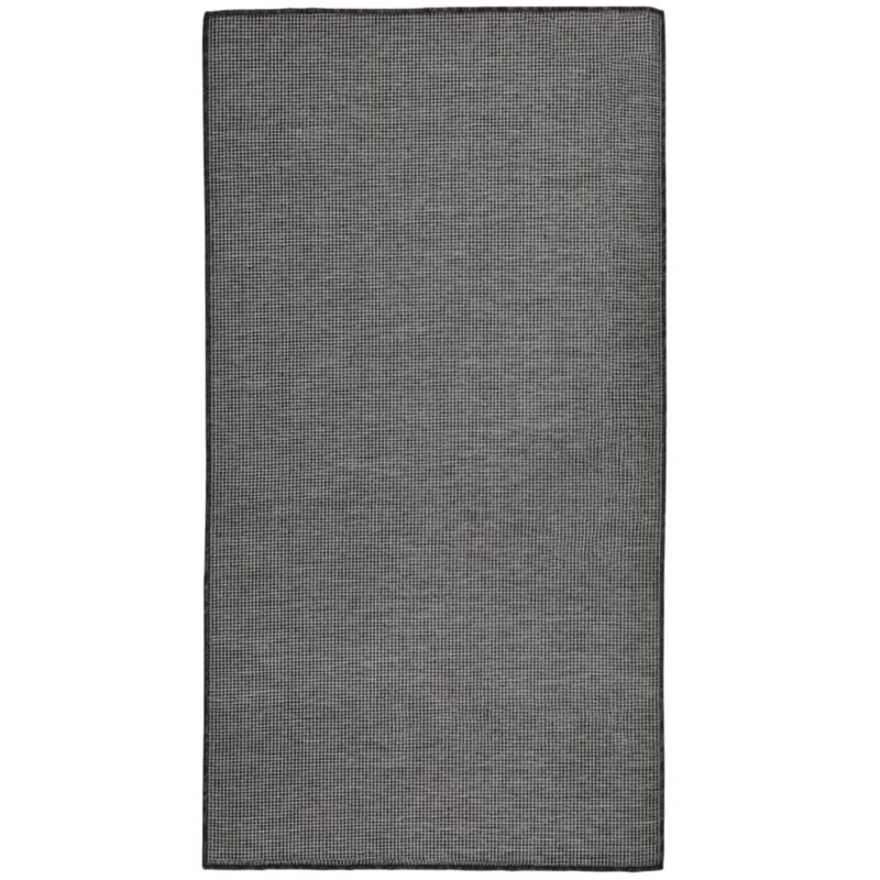 Vidaxl - Tappeto da Esterni a Tessitura Piatta 80x150 cm Grigio 53687