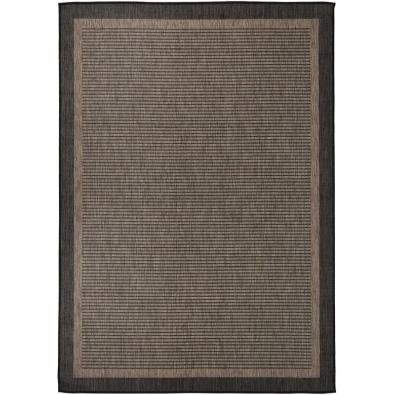 Vidaxl - Tappeto da Esterni a Tessitura Piatta 140x200 cm Marrone Scuro