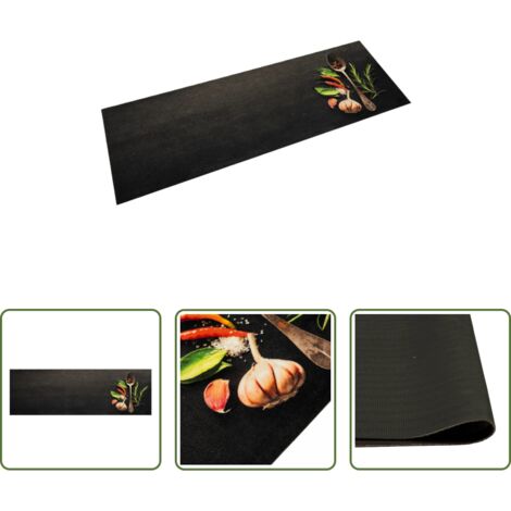 vidaXL Tappeto in velluto -  Tappeto da Cucina Lavabile Spezie 60x180 cm Velluto