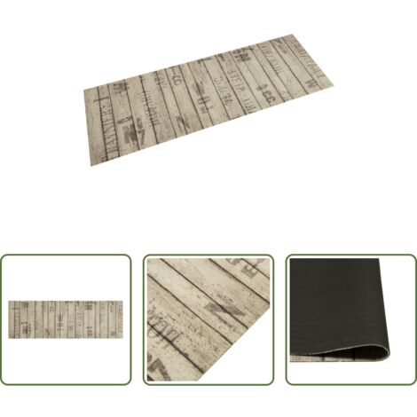 vidaXL Tappeto lavabile -  Tappeto da Cucina Lavabile Recinzione 60x180 cm in Velluto