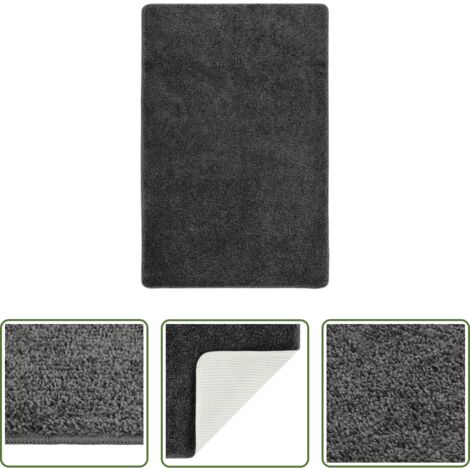 vidaXL Tappeto morbido -  Tappeto Shaggy Grigio Scuro 200x290 cm Antiscivolo