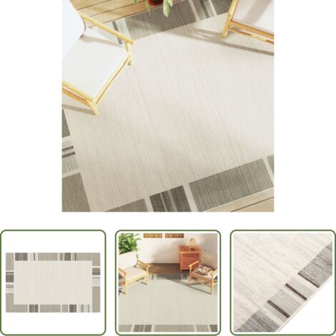 vidaXL Tappeto per balconi -  Tappeto a Pelo Corto Multicolore 190x300 cm Interni/Esterni