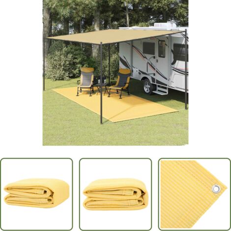 vidaXL Tappeto per tenda -  Tappeto da Tenda 250x550 cm Beige
