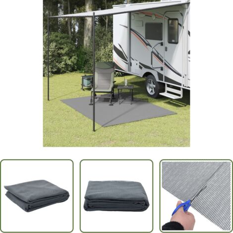 vidaXL Tappeto per tenda -  Tappeto da Tenda Antracite 2,5x2 m