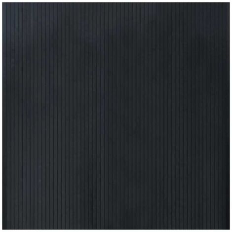 vidaXL Tappeto Rettangolare Nero 100x100 cm in Bambù