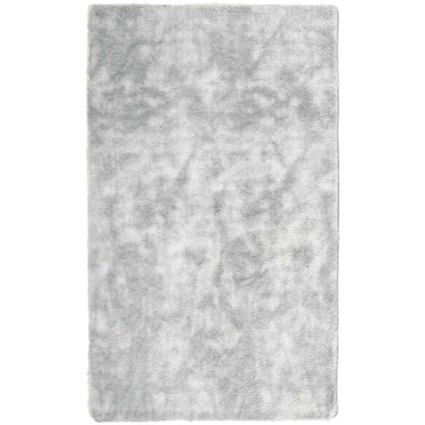 vidaXL Tappeto Shaggy a Pelo Lungo NAVARRA Grigio Argento 60x100 cm