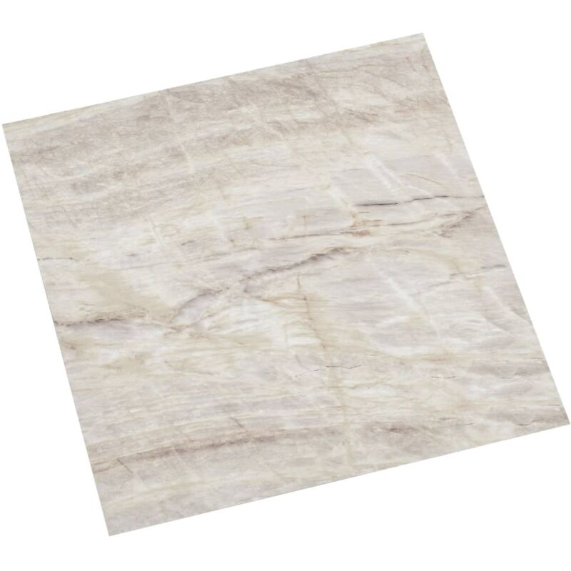 

vidaXL Tarimas autoadhesivas 20 unidades PVC 1,86 m² beige - Beige