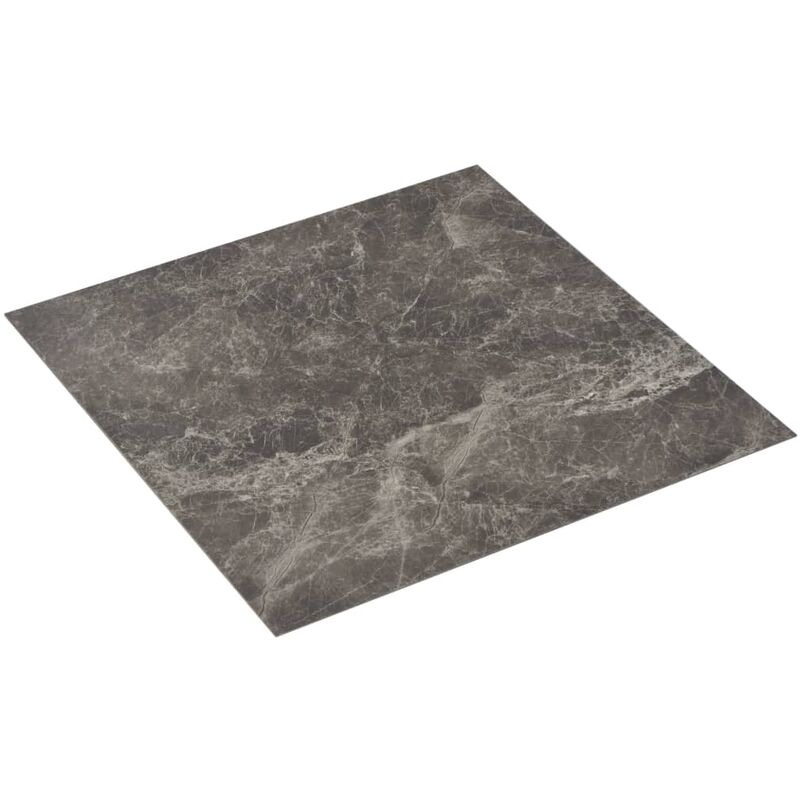 

vidaXL Tarimas autoadhesivas 20 unidades PVC 1,86 m² mármol negro - Negro
