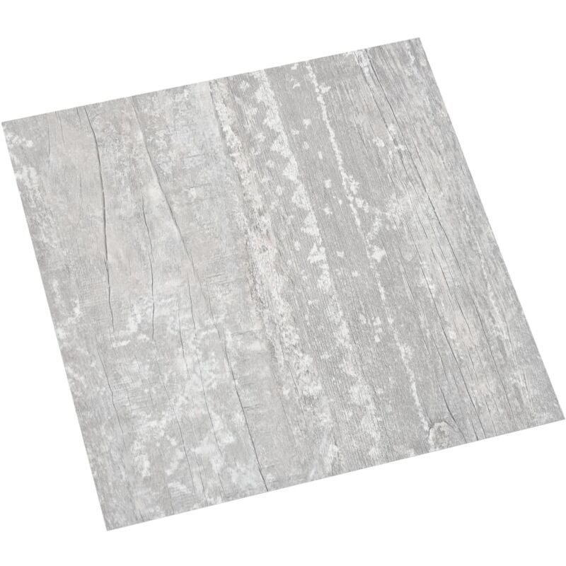 

vidaXL Tarimas de suelo autoadhesiva 20 unidades PVC 1,86 m² gris - Gris