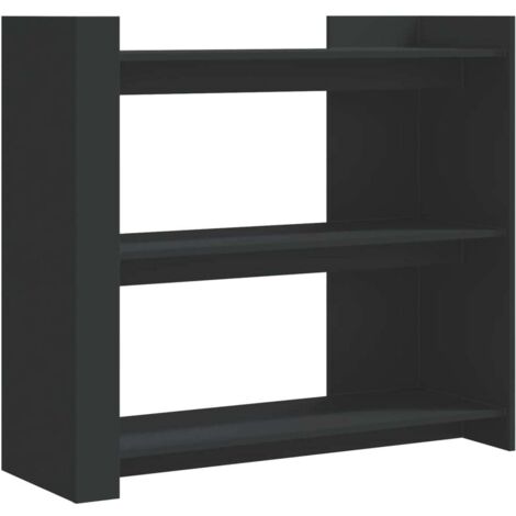 vidaXL Tavolino Consolle Nero 100x35x90 cm in Legno Multistrato