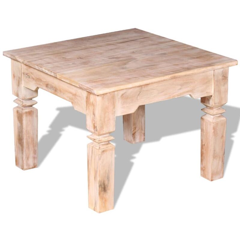 Vidaxl - Tavolino da Salotto in Legno Massello di Acacia 60x60x45 cm