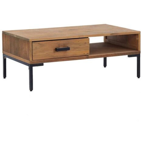 vidaXL Tavolino da Salotto 90x50x35 cm in Legno Massello di Pino